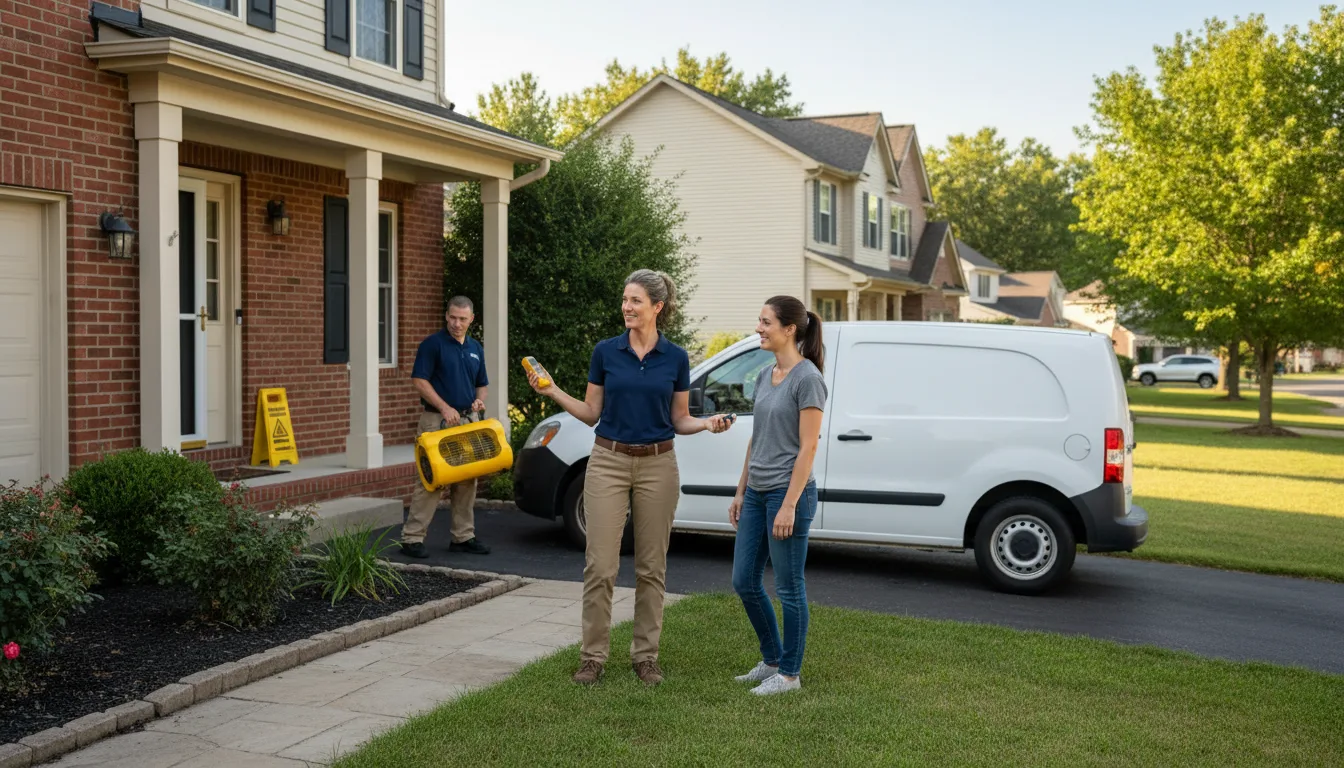 Water restoration image for Emergency Water Removal Services in Hennessey, OK